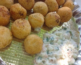Foto del paso 4 de la receta: Pollo Relleno más Papas Noisette con Salsa Blanca