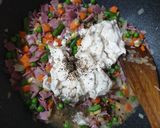 Foto langkah ke 3 dari resep Vegetables & Ham Casserole.