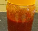 A picture of step 5 of Vadumanga (mango pickle).