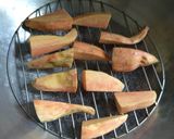Foto langkah ke 1 dari resep Kue moho kue mangkok ubi jalar bolu kukus mekar ubi tanpa mixer.