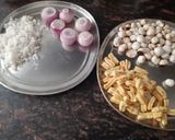 A picture of step 1 of Bharva poha pyaaz.