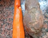 Foto del paso 2 de la receta: Verduras de estación con cerdo al vino y salsa de soja