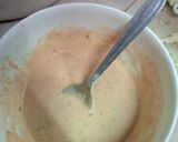 A picture of step 1 of Besan ke Mix pakorey.