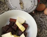 Une image de l'étape 1 de Fondant chocolat noir fruits secs🍫sans sucre.