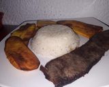 Foto del paso 6 de la receta: Carne frita con arroz y tajadas