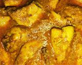 A picture of step 6 of Chicken Qorma.