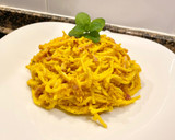 Foto del paso 8 de la receta: Spaghetti con salsa de zanahoria y bacon “sin gluten”