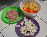 Foto langkah ke 1 dari resep Cream Soup Fusilli Kentang Wortel.