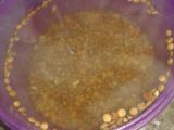 Guisado de lenteja y arroz