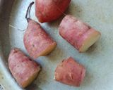 A picture of step 1 of Sweet Potato Chaat.