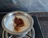 A picture of step 2 of Hot Cardamom coffee.