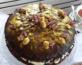 Foto del paso 4 de la receta: Bizcocho de chocolate y oro, con crema a la naranja para una ocasión especial