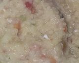 A picture of step 4 of Vegetable rice porridge.