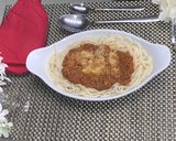 A picture of step 6 of Spaghetti Bolognese🍝.