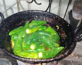 A picture of step 5 of Mirchi Chatkhara.