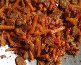 Foto langkah ke 10 dari resep Sambal manis Tempe wortel.