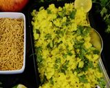 खट्टा मीठा पोहा (Khatta meetha poha recipe in Hindi) रेसिपी चरण 2 फोटो