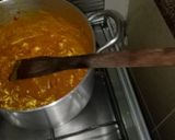 A picture of step 3 of Sweet and sour mashed bananas and zucchini, carrots curry#easter.