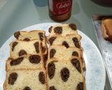 Foto langkah ke 6 dari resep Roti Tawar Motif edisi percobaan.