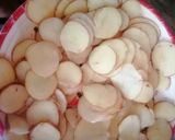A picture of step 1 of Chatpati  allu ke chips.