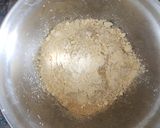 A picture of step 1 of Rolled oats chilla.