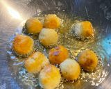 Gambar langkah 3 resipi Donat Bola-bola 3 Bahan.