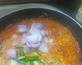 A picture of step 3 of Kundru ki sabzi.