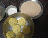 A picture of step 2 of Grilled veg corn cutlet with bread butter.