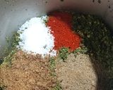 A picture of step 4 of Curry Leaves Podi Chutney.