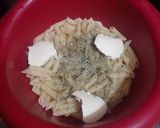 Foto del paso 1 de la receta: Penne (pasta) con sacramentos y huevo duro