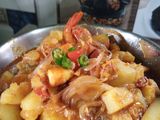 চিংড়ি দিয়ে আলু চচ্চড়ি(chingri diye aloo chorchori recipe in Bengali)