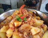 চিংড়ি দিয়ে আলু চচ্চড়ি(chingri diye aloo chorchori recipe in Bengali) রেসিপি ধাপ - 4 ছবি