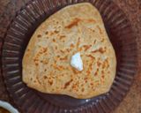 A picture of step 3 of Bell parathas.