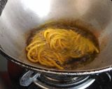 A picture of step 2 of Aloo bhujia.