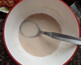 A picture of step 1 of Tomato and basil focaccia bread.
