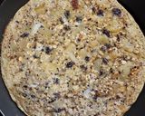 Foto del paso 4 de la receta: 🍎Tortilla dulce de manzana con avena, pasas y nueces🍎Postre sin azúcar, sin edulcorante, sin harina🍎
