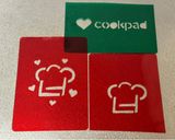 A picture of step 8 of Cookpad Valentine Matcha Heart Cake.