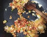 Foto del paso 5 de la receta: Torta de pescado seco, con espinacas, acelgas y dados de yuca