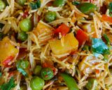 A picture of step 9 of Mixed veg masala vermicelli (namkeen sevai).