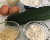 Une image de l'étape 1 de Galette de courgette à la Ricotta.