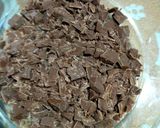 A picture of step 1 of Chocolate fudge.
