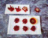A picture of step 7 of Beetroot Cheesy-Paneer Momos.