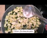 Une image de l'étape 3 de Spaghettis Scampis à la crème de pesto courgettes et tomates 🇮.
