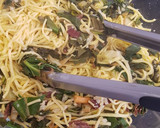 Foto del paso 4 de la receta: Pasta con jamón ibérico y acelgas