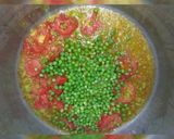A picture of step 2 of Mix veg zeera rice.