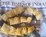 वेजिटेबल स्प्रिंग रोल (vegetable spring roll recipe in Hindi) रेसिपी चरण 8 फोटो