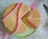 Foto langkah ke 5 dari resep Steamed Strawberry Ombre Cake (Gluten Free) #maree.