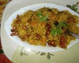 A picture of step 3 of Proso Millet Upma.