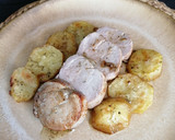 Foto del paso 10 de la receta: Solomillo de cerdo al horno con patatas