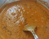 A picture of step 3 of Panner butter masala.